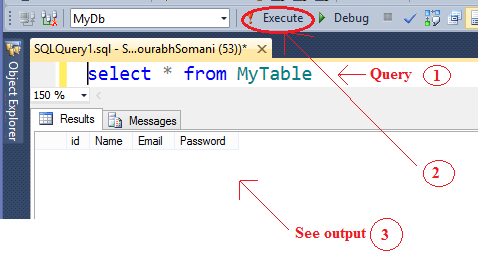 deleted data from the database